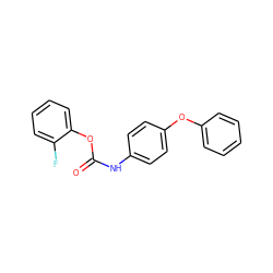 O=C(Nc1ccc(Oc2ccccc2)cc1)Oc1ccccc1F ZINC000045367302