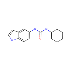 O=C(Nc1ccc2[nH]ccc2c1)NC1CCCCC1 ZINC000074904333