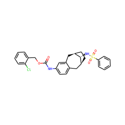 O=C(Nc1ccc2c(c1)C[C@H]1CC[C@@H](C2)[C@H]1NS(=O)(=O)c1ccccc1)OCc1ccccc1Cl ZINC000028358538