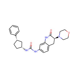 O=C(Nc1ccc2c(c1)NC(=O)[C@@H](N1CCOCC1)C2)N[C@@H]1CC[C@H](c2ccccc2)C1 ZINC000169704994