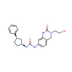 O=C(Nc1ccc2c(c1)NC(=O)N(CCO)C2)N[C@H]1CC[C@@H](c2ccccc2)C1 ZINC000169704973