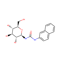 O=C(Nc1ccc2ccccc2c1)N[C@@H]1O[C@H](CO)[C@@H](O)[C@H](O)[C@H]1O ZINC000261311343