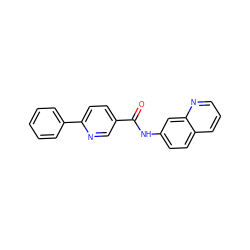 O=C(Nc1ccc2cccnc2c1)c1ccc(-c2ccccc2)nc1 ZINC000034867420