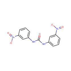 O=C(Nc1cccc([N+](=O)[O-])c1)Nc1cccc([N+](=O)[O-])c1 ZINC000001673526