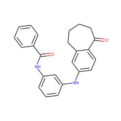 O=C(Nc1cccc(Nc2ccc3c(c2)CCCCC3=O)c1)c1ccccc1 ZINC000095578116