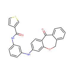 O=C(Nc1cccc(Nc2ccc3c(c2)OCc2ccccc2C3=O)c1)c1ccsc1 ZINC000095579764