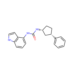 O=C(Nc1cccc2[nH]ccc12)N[C@@H]1CC[C@H](c2ccccc2)C1 ZINC000169704990