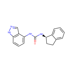 O=C(Nc1cccc2[nH]ncc12)N[C@@H]1CCc2ccccc21 ZINC000028964953