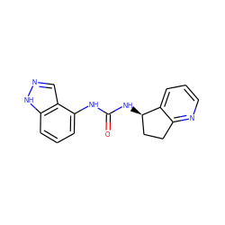 O=C(Nc1cccc2[nH]ncc12)N[C@@H]1CCc2ncccc21 ZINC000028964968