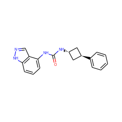 O=C(Nc1cccc2[nH]ncc12)N[C@H]1C[C@H](c2ccccc2)C1 ZINC000169704917