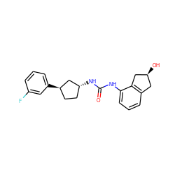 O=C(Nc1cccc2c1C[C@@H](O)C2)N[C@@H]1CC[C@@H](c2cccc(F)c2)C1 ZINC000169704947