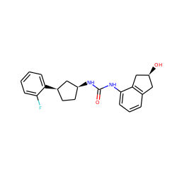 O=C(Nc1cccc2c1C[C@@H](O)C2)N[C@H]1CC[C@@H](c2ccccc2F)C1 ZINC000169704950