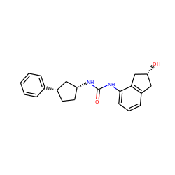 O=C(Nc1cccc2c1C[C@H](O)C2)N[C@@H]1CC[C@H](c2ccccc2)C1 ZINC000169704850