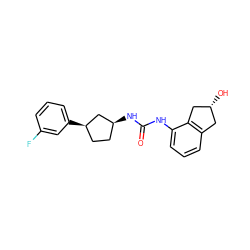 O=C(Nc1cccc2c1C[C@H](O)C2)N[C@H]1CC[C@@H](c2cccc(F)c2)C1 ZINC000169704952