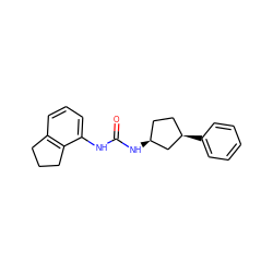 O=C(Nc1cccc2c1CCC2)N[C@H]1CC[C@@H](c2ccccc2)C1 ZINC000169704980