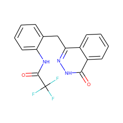 O=C(Nc1ccccc1Cc1n[nH]c(=O)c2ccccc12)C(F)(F)F ZINC000473113692