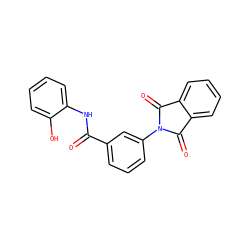 O=C(Nc1ccccc1O)c1cccc(N2C(=O)c3ccccc3C2=O)c1 ZINC000005201042