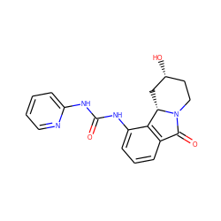 O=C(Nc1ccccn1)Nc1cccc2c1[C@@H]1C[C@H](O)CCN1C2=O ZINC000216776415