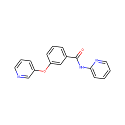 O=C(Nc1ccccn1)c1cccc(Oc2cccnc2)c1 ZINC000096939155