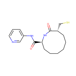 O=C(Nc1cccnc1)[C@@H]1CCCCCC[C@@H](CS)C(=O)N1 ZINC000013834118
