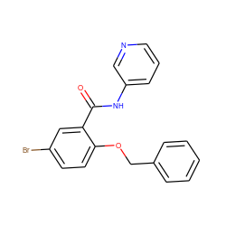 O=C(Nc1cccnc1)c1cc(Br)ccc1OCc1ccccc1 ZINC000029739262