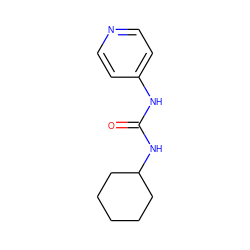 O=C(Nc1ccncc1)NC1CCCCC1 ZINC000000409061