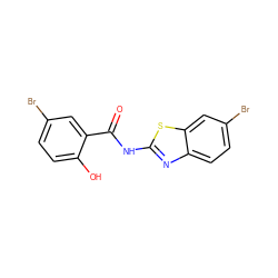 O=C(Nc1nc2ccc(Br)cc2s1)c1cc(Br)ccc1O ZINC001772586950