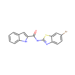 O=C(Nc1nc2ccc(Br)cc2s1)c1cc2ccccc2[nH]1 ZINC000904798234