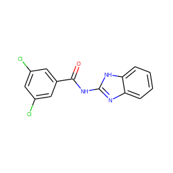 O=C(Nc1nc2ccccc2[nH]1)c1cc(Cl)cc(Cl)c1 ZINC000017303941