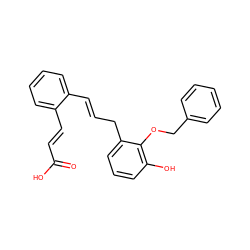 O=C(O)/C=C/c1ccccc1/C=C/Cc1cccc(O)c1OCc1ccccc1 ZINC000028333545