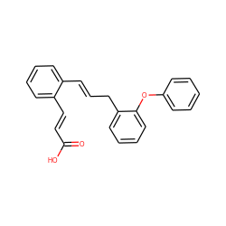 O=C(O)/C=C/c1ccccc1/C=C/Cc1ccccc1Oc1ccccc1 ZINC000028330804