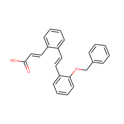 O=C(O)/C=C/c1ccccc1/C=C/c1ccccc1OCc1ccccc1 ZINC000028131673