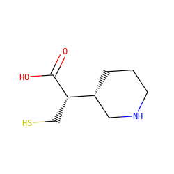 O=C(O)[C@@H](CS)[C@@H]1CCCNC1 ZINC000028897459