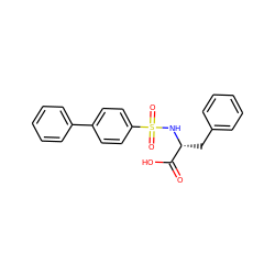 O=C(O)[C@@H](Cc1ccccc1)NS(=O)(=O)c1ccc(-c2ccccc2)cc1 ZINC000002583785