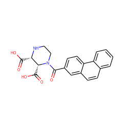 O=C(O)[C@@H]1[C@H](C(=O)O)NCCN1C(=O)c1ccc2c(ccc3ccccc32)c1 ZINC000013831227