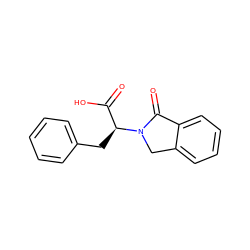 O=C(O)[C@H](Cc1ccccc1)N1Cc2ccccc2C1=O ZINC000000170228