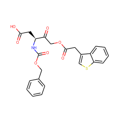 O=C(O)C[C@H](NC(=O)OCc1ccccc1)C(=O)COC(=O)Cc1csc2ccccc12 ZINC000058581817