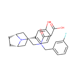 O=C(O)CC(=O)N(CCN1[C@H]2CC[C@@H]1C[C@H](c1cccc(O)c1)C2)Cc1cccc(F)c1 ZINC000117289777