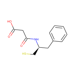 O=C(O)CC(=O)N[C@H](CS)Cc1ccccc1 ZINC000005138993