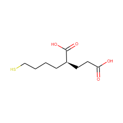 O=C(O)CC[C@@H](CCCCS)C(=O)O ZINC000013519046