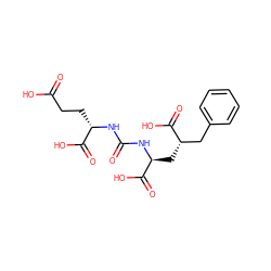 O=C(O)CC[C@H](NC(=O)N[C@@H](C[C@@H](Cc1ccccc1)C(=O)O)C(=O)O)C(=O)O ZINC000013559943