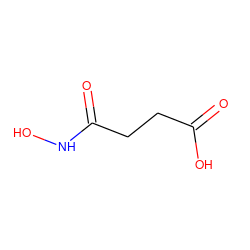 O=C(O)CCC(=O)NO ZINC000004773048