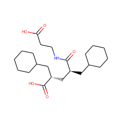 O=C(O)CCNC(=O)[C@@H](CC1CCCCC1)C[C@@H](CC1CCCCC1)C(=O)O ZINC000026508089