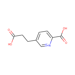 O=C(O)CCc1ccc(C(=O)O)nc1 ZINC000013450922