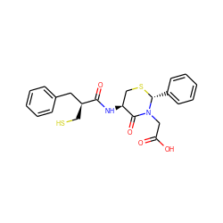 O=C(O)CN1C(=O)[C@@H](NC(=O)[C@@H](CS)Cc2ccccc2)CS[C@@H]1c1ccccc1 ZINC000026287813