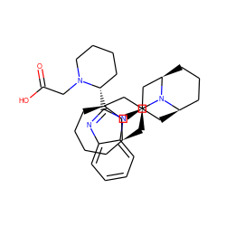 O=C(O)CN1CCCC[C@@H]1c1nc2ccccc2n1[C@@H]1C[C@@H]2CCC[C@H](C1)N2[C@H]1C[C@H]2CCCC[C@H](C2)C1 ZINC000473215493