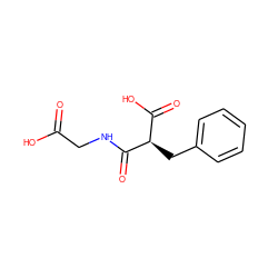 O=C(O)CNC(=O)[C@H](Cc1ccccc1)C(=O)O ZINC000034279571