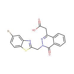 O=C(O)Cc1nn(Cc2nc3cc(Br)ccc3s2)c(=O)c2ccccc12 ZINC000013860745