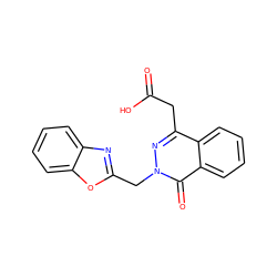 O=C(O)Cc1nn(Cc2nc3ccccc3o2)c(=O)c2ccccc12 ZINC000013448956