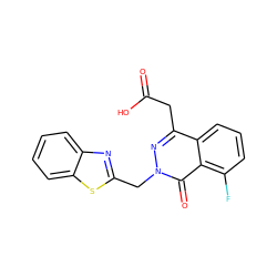 O=C(O)Cc1nn(Cc2nc3ccccc3s2)c(=O)c2c(F)cccc12 ZINC000013860788